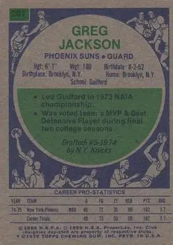 Back of Greg Jackson