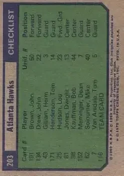 Back of Card #203