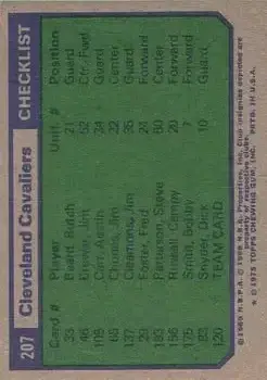 Back of Card #207