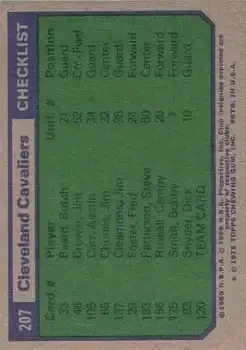 Back of Card #207