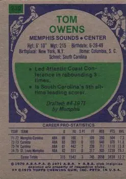 Back of Tom Owens