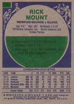 Back of Rick Mount