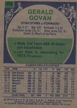 Back of Gerald Govan