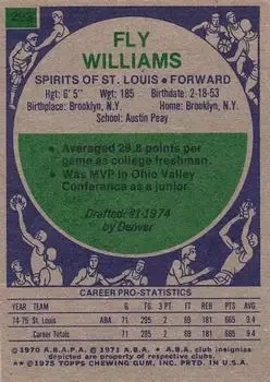 Back of Fly Williams