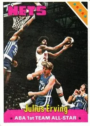 1975-76 Topps #300 Julius Erving