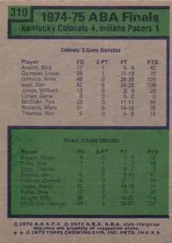 Back of Card #310