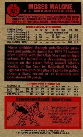 Moses Malone Rückseite