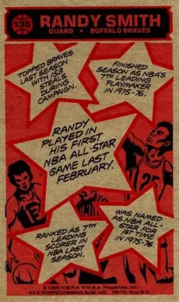 Randy Smith 뒷면