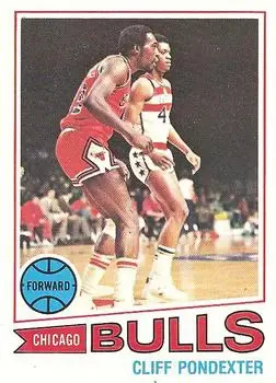 1977-78 Topps #21 White Backs Cliff Pondexter