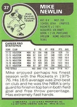 Retro di Mike Newlin