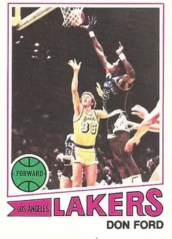 1977-78 Topps #43 White Backs Don Ford