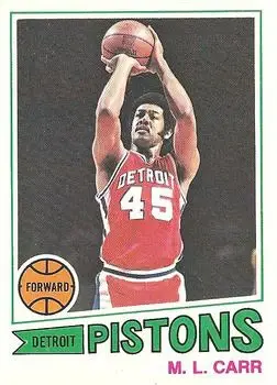 1977-78 Topps #47 White Backs M.L. Carr
