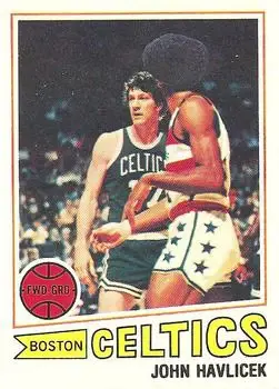 1977-78 Topps #70 White Backs John Havlicek
