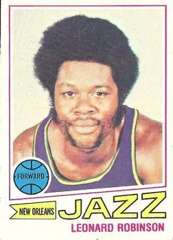 1977-78 Topps #74 White Backs Leonard Robinson