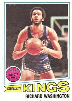1977-78 Topps #78 White Backs Richard Washington