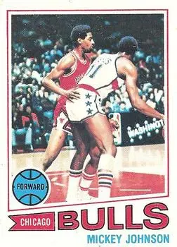 1977-78 Topps #86 White Backs Mickey Johnson