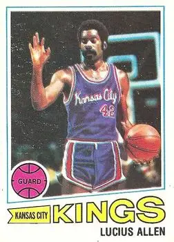 1977-78 Topps #87 White Backs Lucius Allen