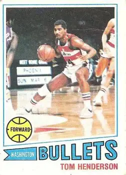 1977-78 Topps #93 White Backs Tom Henderson