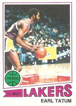 1977-78 Topps #122 White Backs Earl Tatum