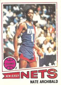 1977-78 Topps #127 White Backs Nate Archibald
