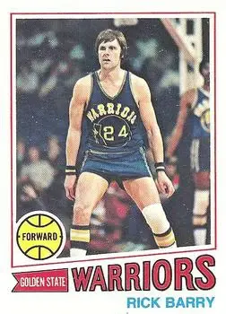 1977-78 Topps #130 White Backs Rick Barry