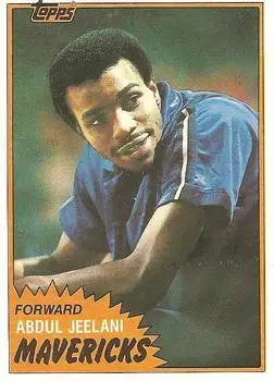 1981-82 Topps #MW77 Abdul Jeelani