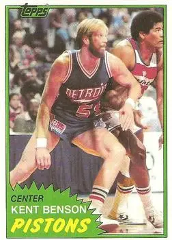 1981-82 Topps #MW80 Kent Benson