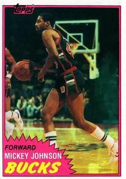 1981-82 Topps #MW98 Mickey Johnson