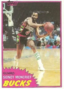 1981-82 Topps #MW99 Sidney Moncrief