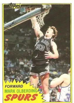 1981-82 Topps #MW104 Mark Olberding