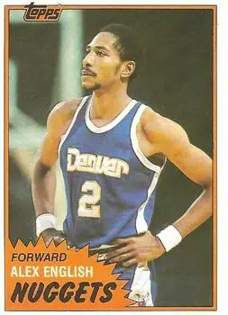 1981-82 Topps #W68 Alex English