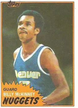1981-82 Topps #W69 Billy McKinney