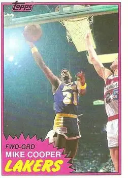1981-82 Topps #W77 Michael Cooper