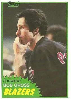 1981-82 Topps #W84 Bob Gross