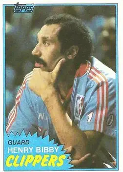 1981-82 Topps #W90 Henry Bibby