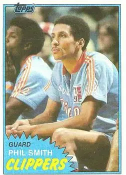 1981-82 Topps #W93 Phil Smith