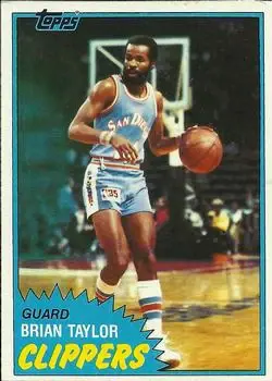 1981-82 Topps #W94 Brian Taylor