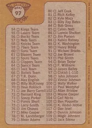 Retro di Card #W97