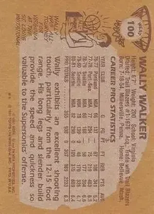 Wally Walker Rückseite