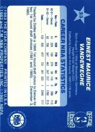 Kiki Vandeweghe 裏面