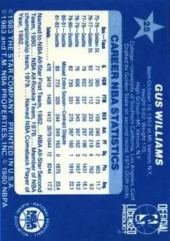 Back of Gus Williams