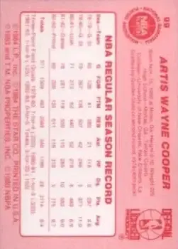 Back of Wayne Cooper