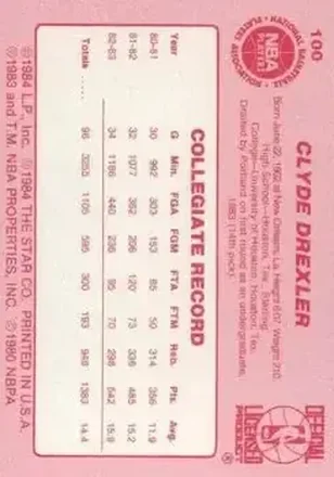 Verso de Clyde Drexler