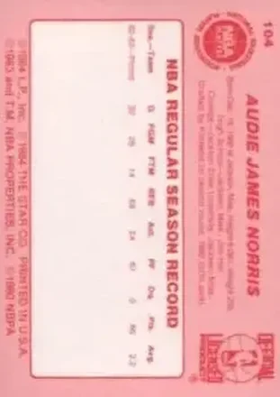 Audie Norris Rückseite