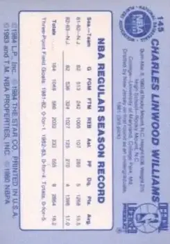 Back of Buck Williams