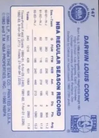 Tył: Darwin Cook