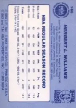 Back of Herb Williams