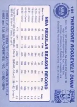Back of T.R. Dunn