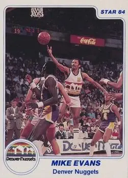 1983-84 Star #187 Mike Evans