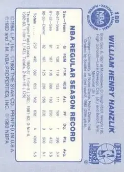Back of Bill Hanzlik